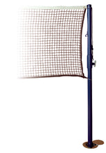 Badminton net on system