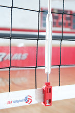 Net Antennae Clamped on Bottom of Volleyball Net