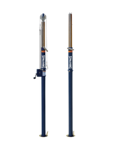 2 Elite Steel Volleyball uprights on a transparent background.